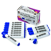 Charles Leonard Barrel Style Dry Erase Markers, Chisel, Blue, 12 Per Pack, PK3 47915